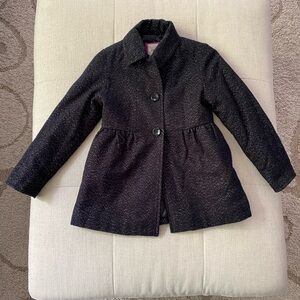 Girls Cherokee Quilted Dress Coat SZ S